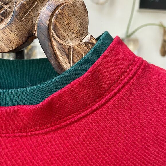 Vintage 90s Endless Design Sweatshirt Apple Tree Embroidered Teacher L - Picture 5 of 8